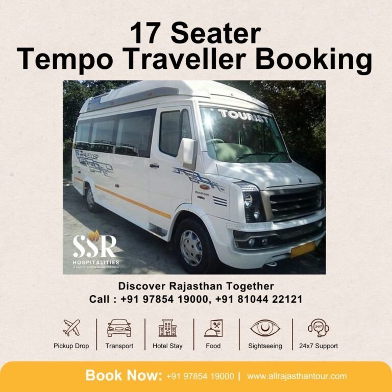 17 Seater Tempo Traveller in Jaipur