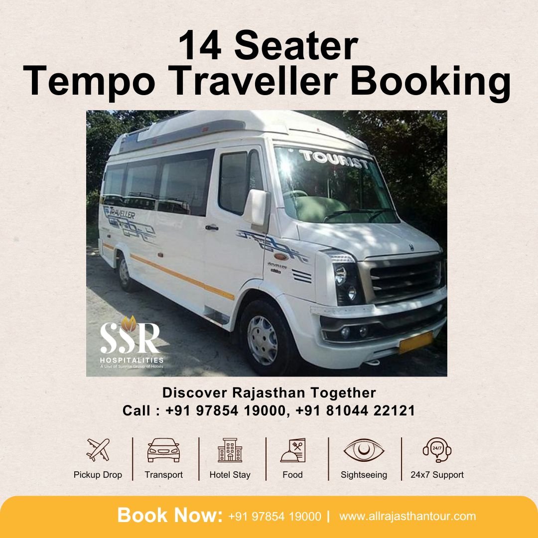 14 Seater Tempo Traveller in Jaipur