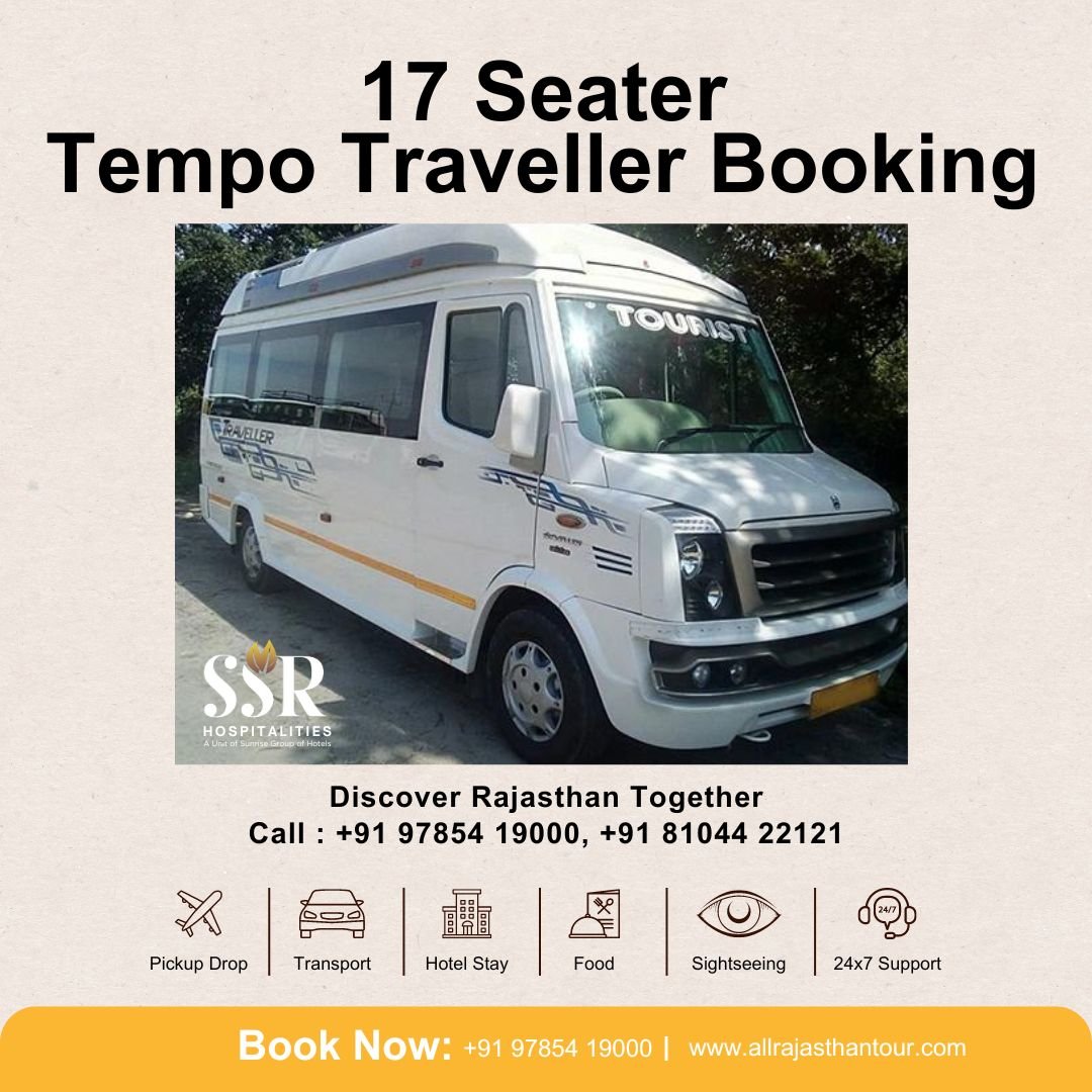 17 Seater Tempo Traveller in Jaipur