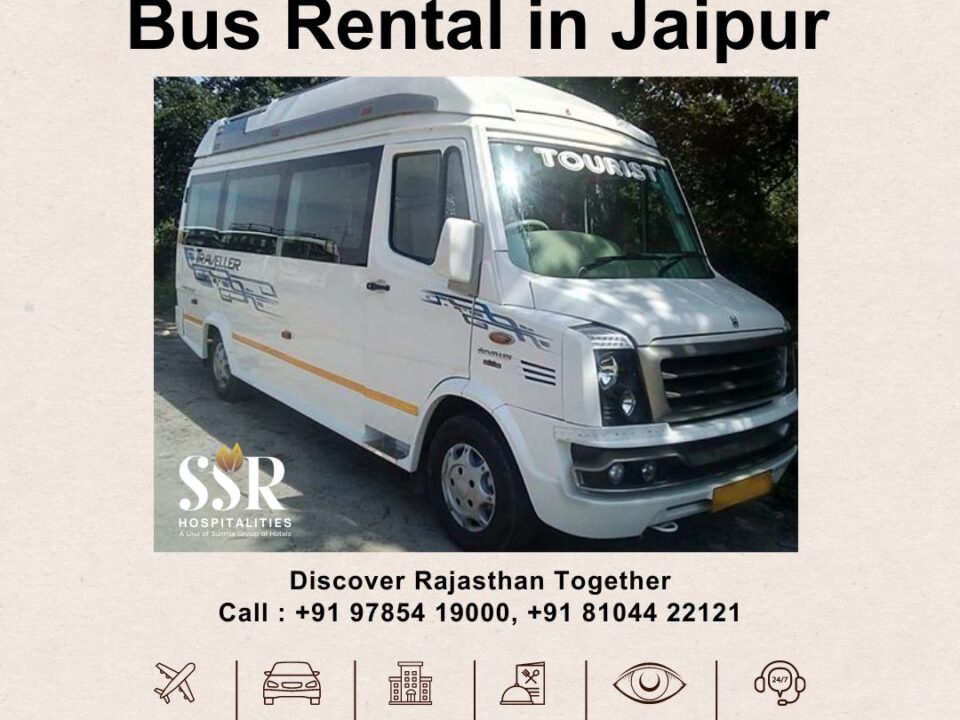 23 Seater Bus Rental in Jaipur